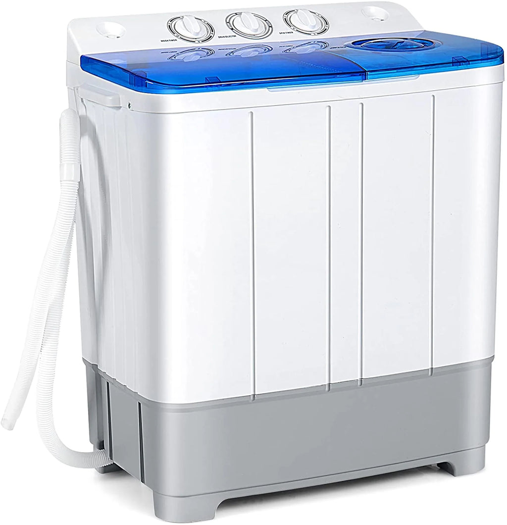 Portable Twin Tub Washing Machine 13.2lbs Grey F695766