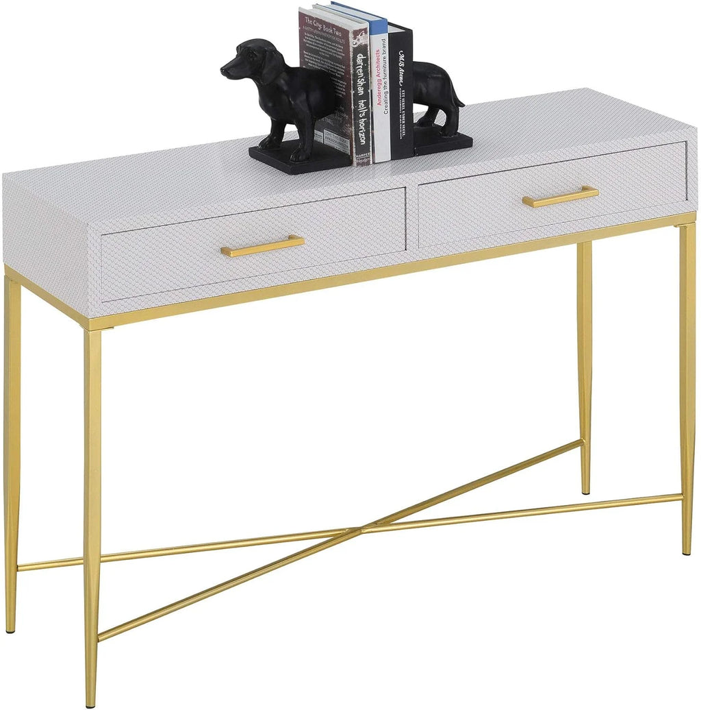 White Console Table F5356