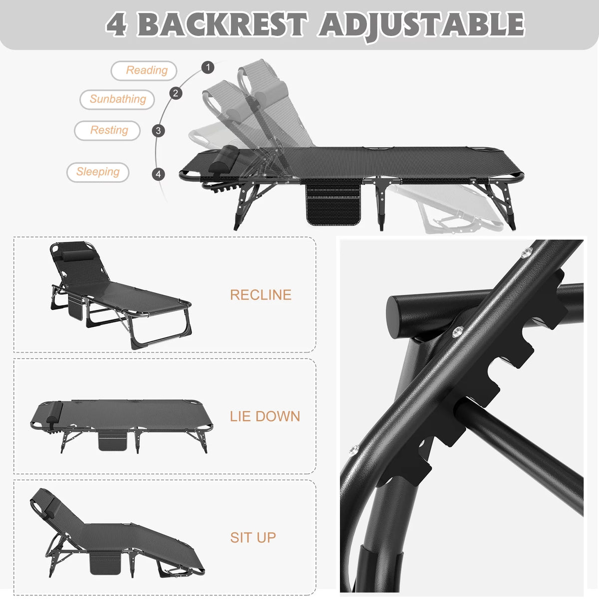 Folding Camping Cot Bed Z3096