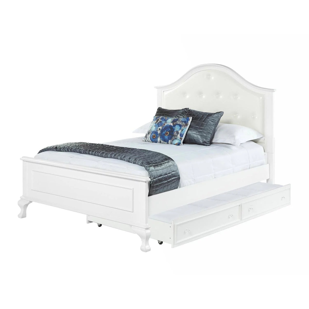 White 5 Piece Twin Kids Bedroom Set V110679