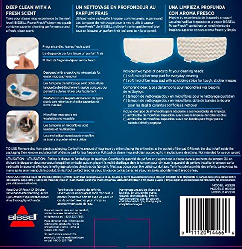 Steam Mop Pads with Fragrance Discs L759262