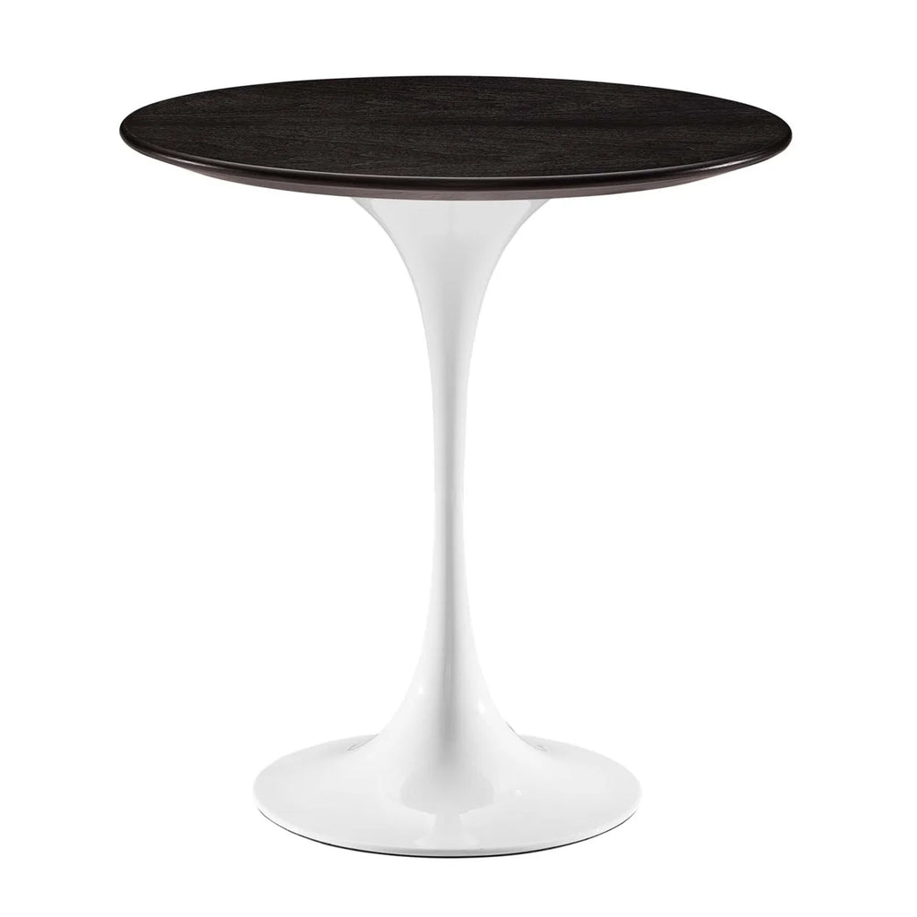 20" Round Side Table White Walnut P5038