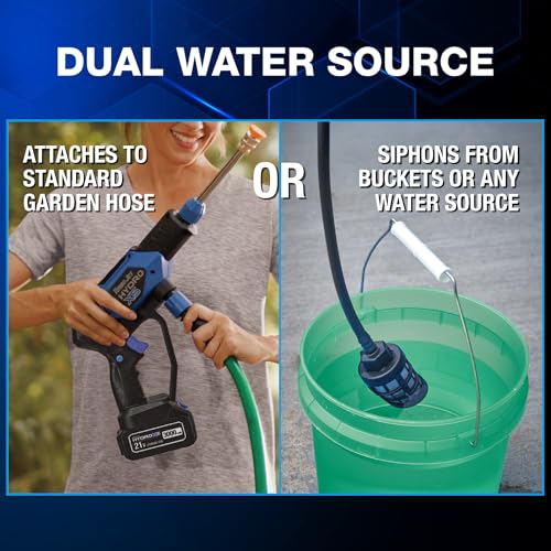 Portable Cordless Pressure Washer with 6-in-1 Nozzle M1962