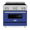 36 In. 4.6 cu. ft. Induction Range with 4 Element Stove and Electric Oven D276769