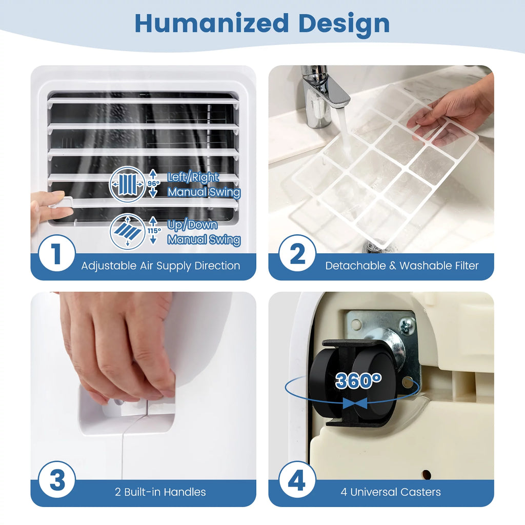 6000 BTU Portable Air Conditioner 3-in-1 G577419