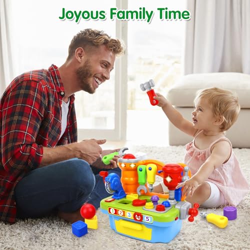 Musical Toddler Tool Bench with Sound Lights Effect L222309