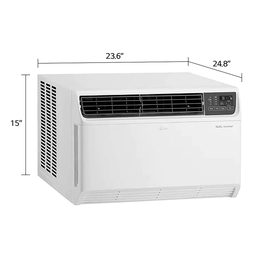 14,000 BTU 115-Volt Wi-Fi Window Air Conditioner with Remote, White C97417