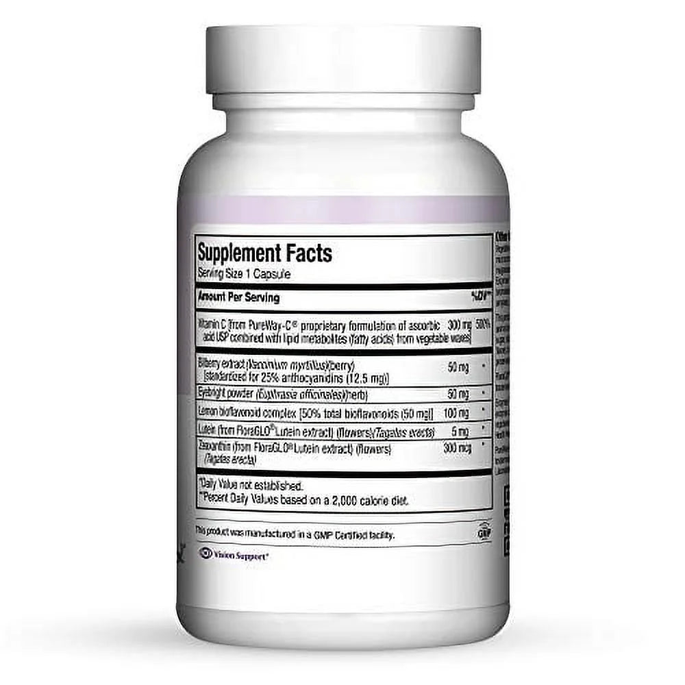 Kosher Bilberry Lutein 120 Vegetable Capsules F977