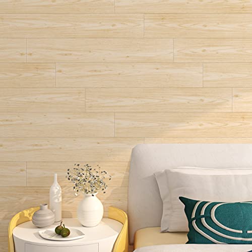 6"x36" 15 Sheets Peel and Stick Waterproof Wood Vinyl Floor Tile C9184