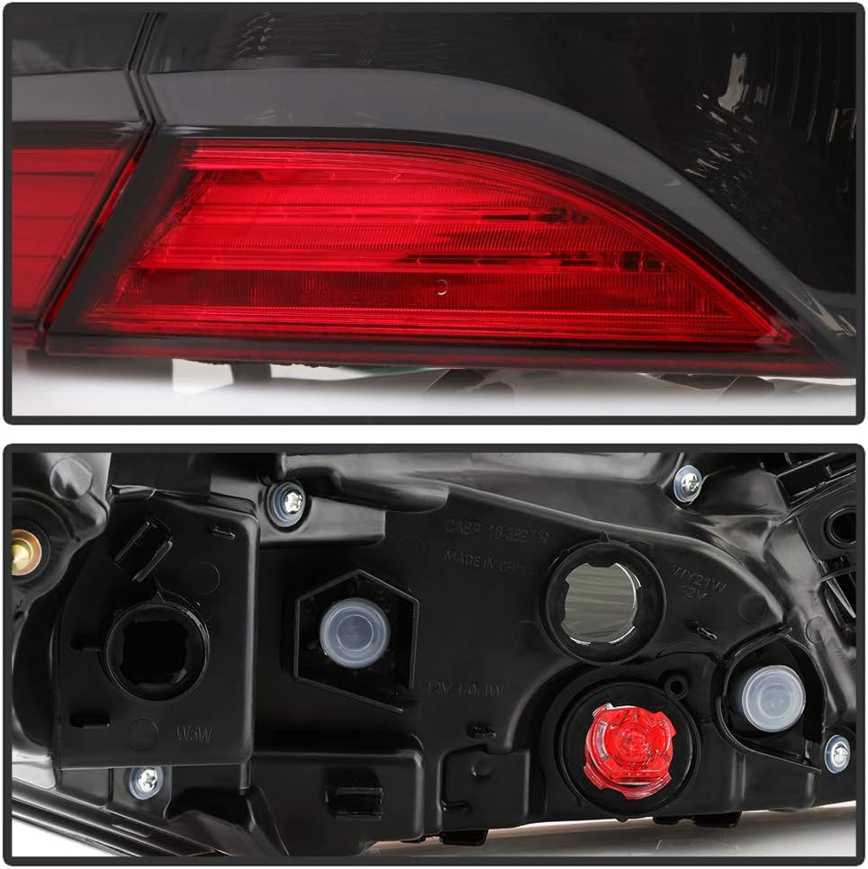 Red Smoke Tail Lights Rear Brake Lamps Assembly 4PCS M74906