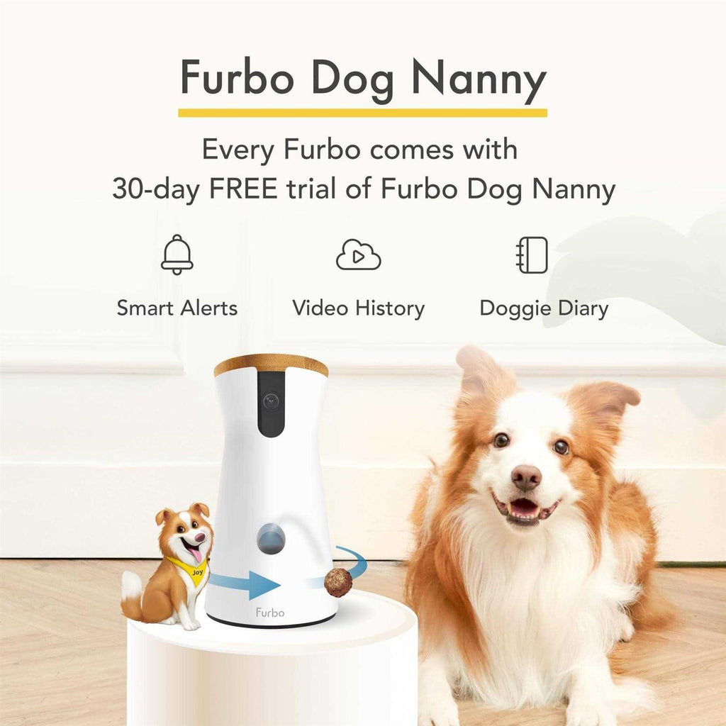 360° View Wide-Angle Pet Camera with Treat Tossing H7772