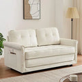 Velvet Upholstered Sleeper Sofa Bed I18975