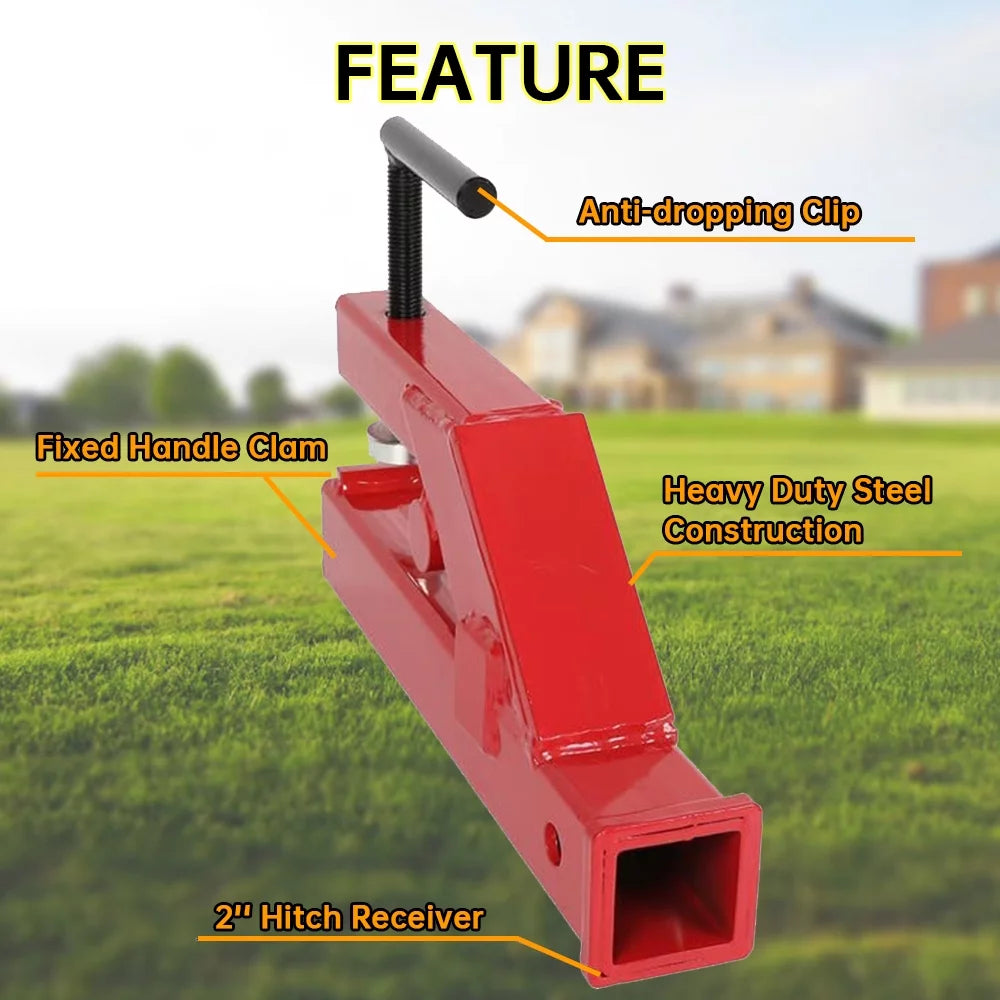Clamp On Trailer Hitch 2 Inch Ball Receiver Hitch Mount Adapter K609