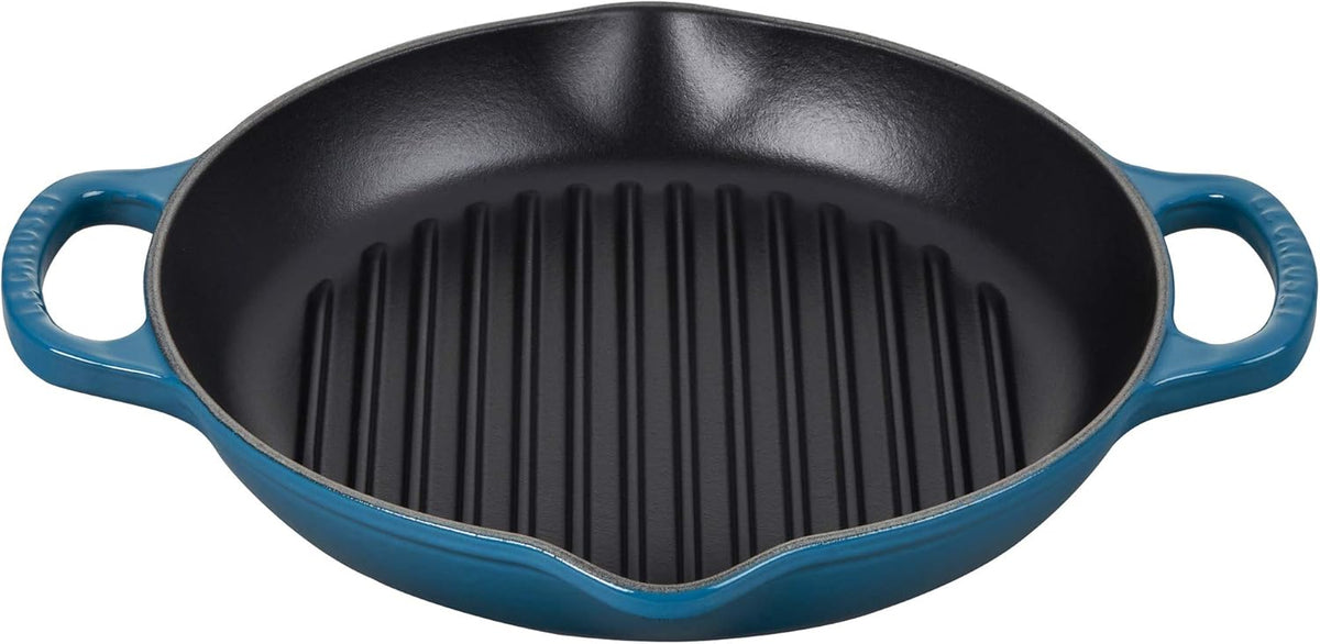 Enameled Cast Iron Deep Round Grill J1395