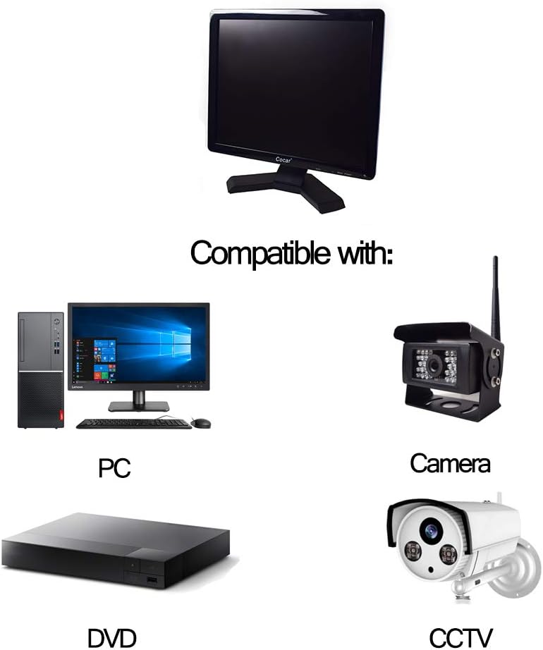 17 inch CCTV Monitor with VGA HDMI AV BNC Ports H15484