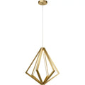 27.25 Inch 6 Led Chandelier Champagne Gold M20775