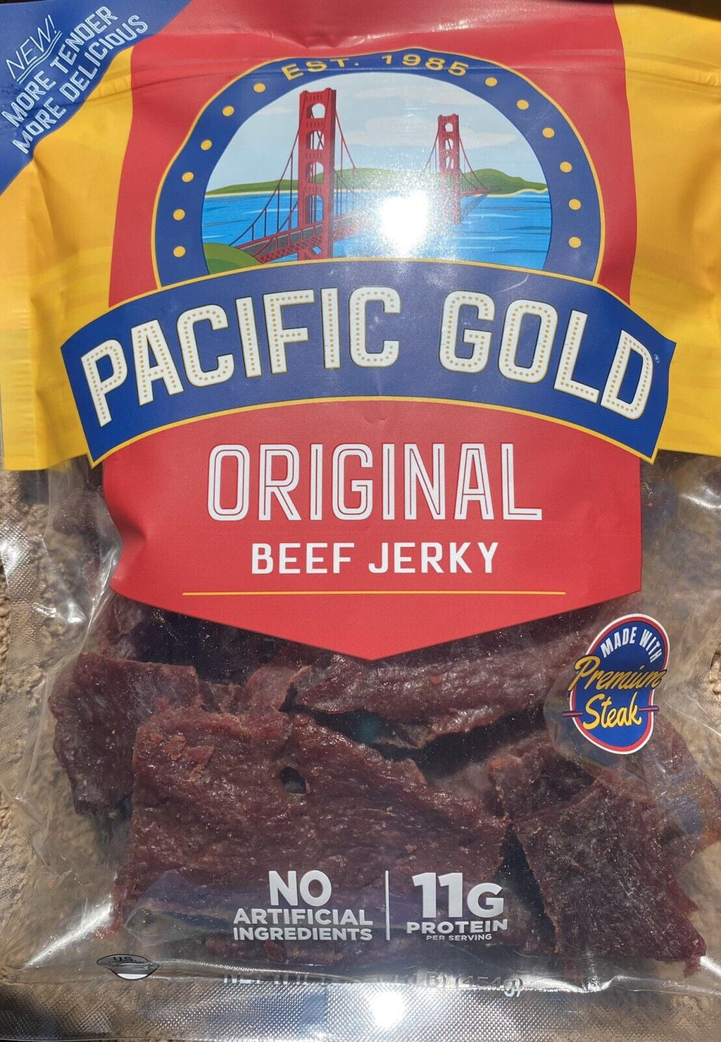Natural Wood Smoked Beef Jerky 16 oz R986