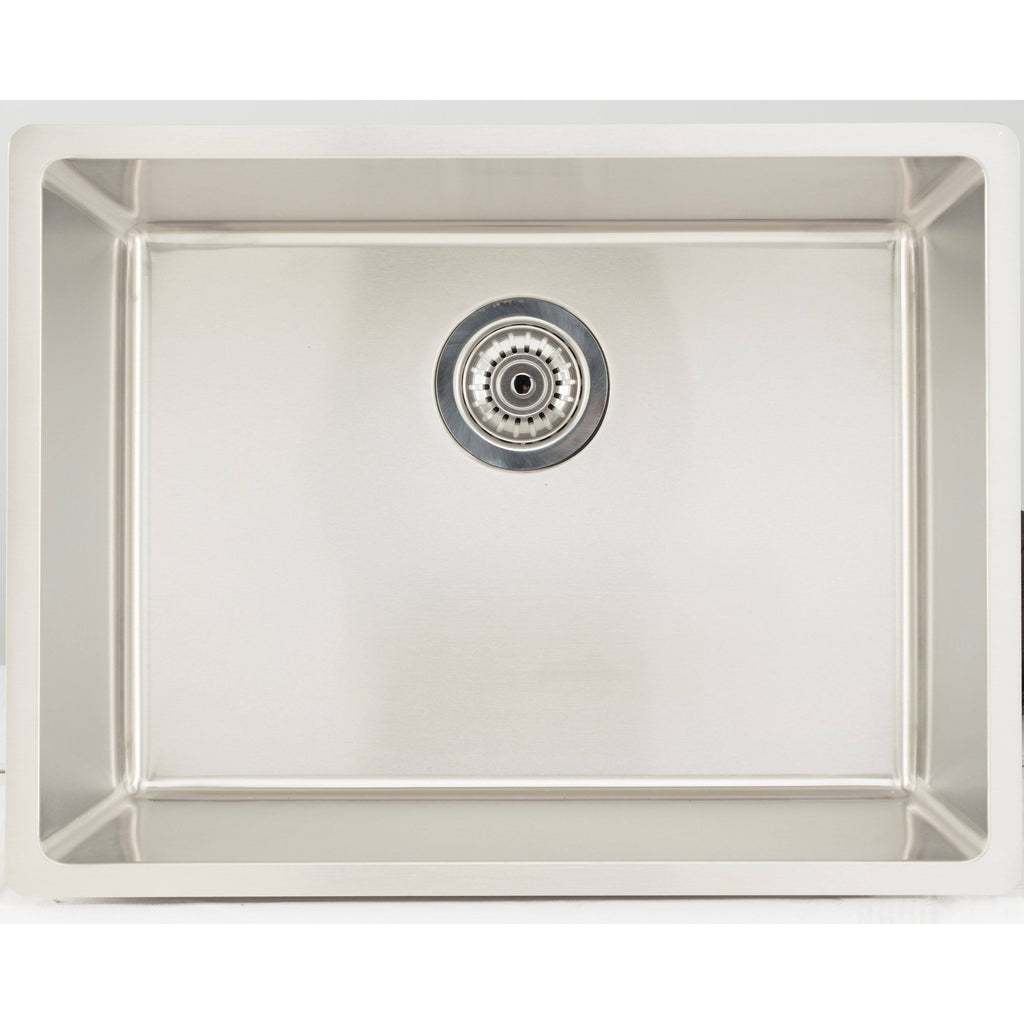 23-in. Chrome Kitchen Sink with Stainless Steel Finish and 18 Gauge Y22601