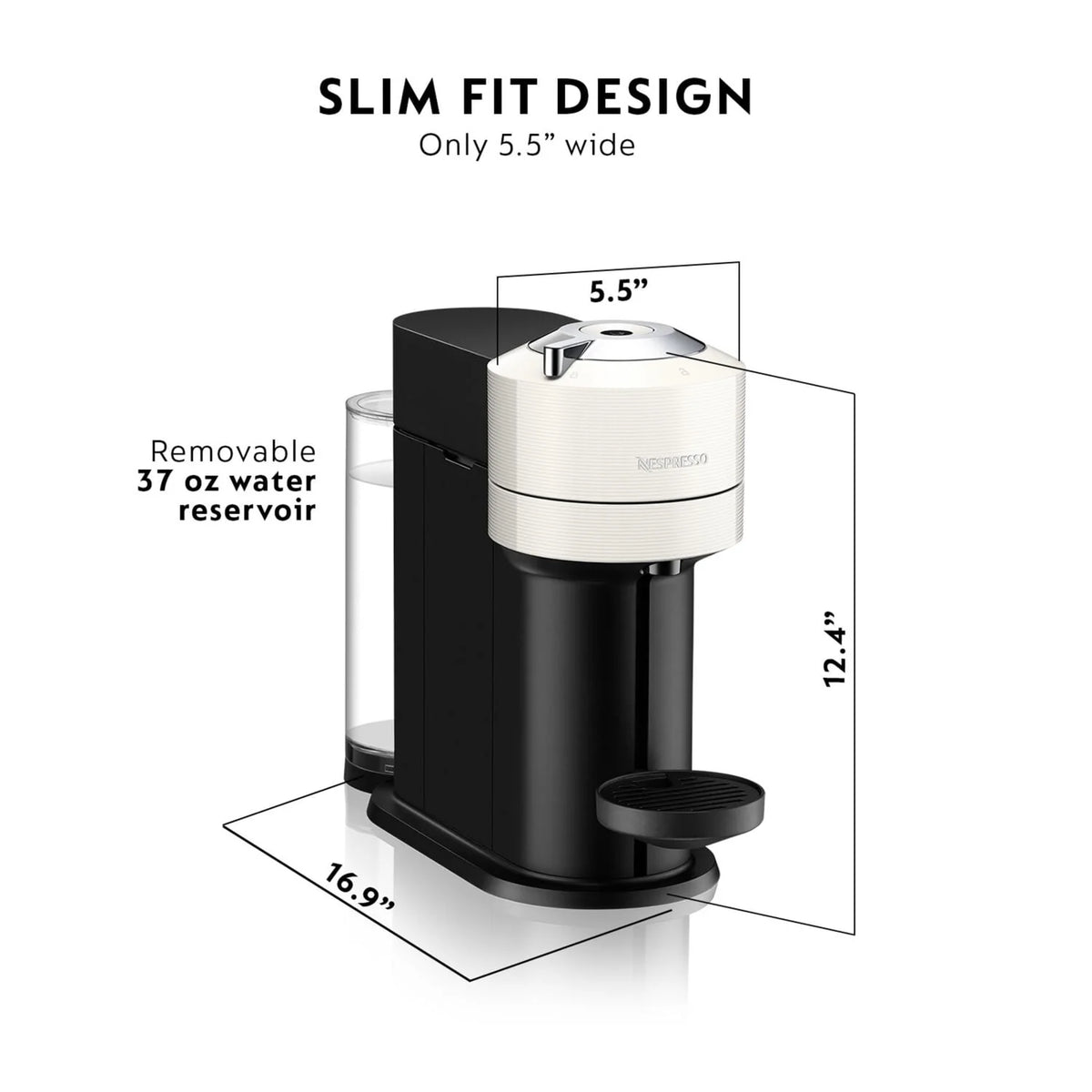 White Coffee and Espresso Maker E540