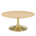 36" Round Wood Grain Coffee Table M721336