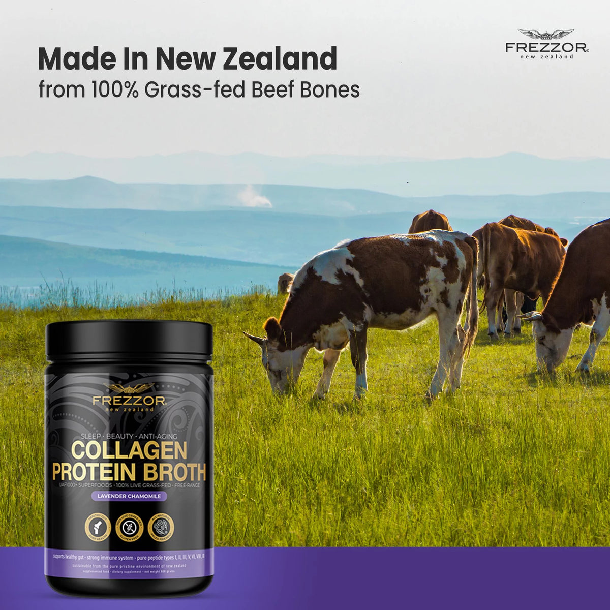Grass-Fed Collagen Protein Bone Broth Protein Powder C111