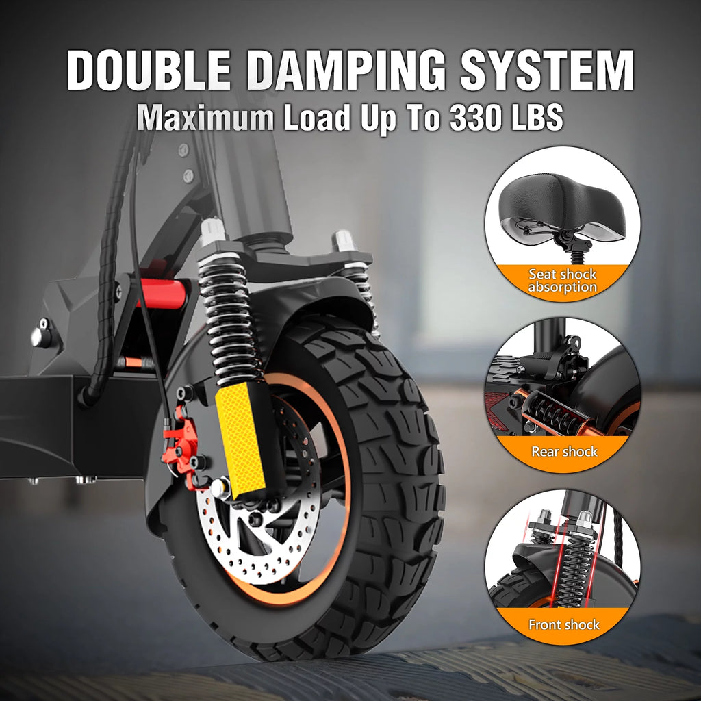 800W Foldable Electric Scooter with Seat N915
