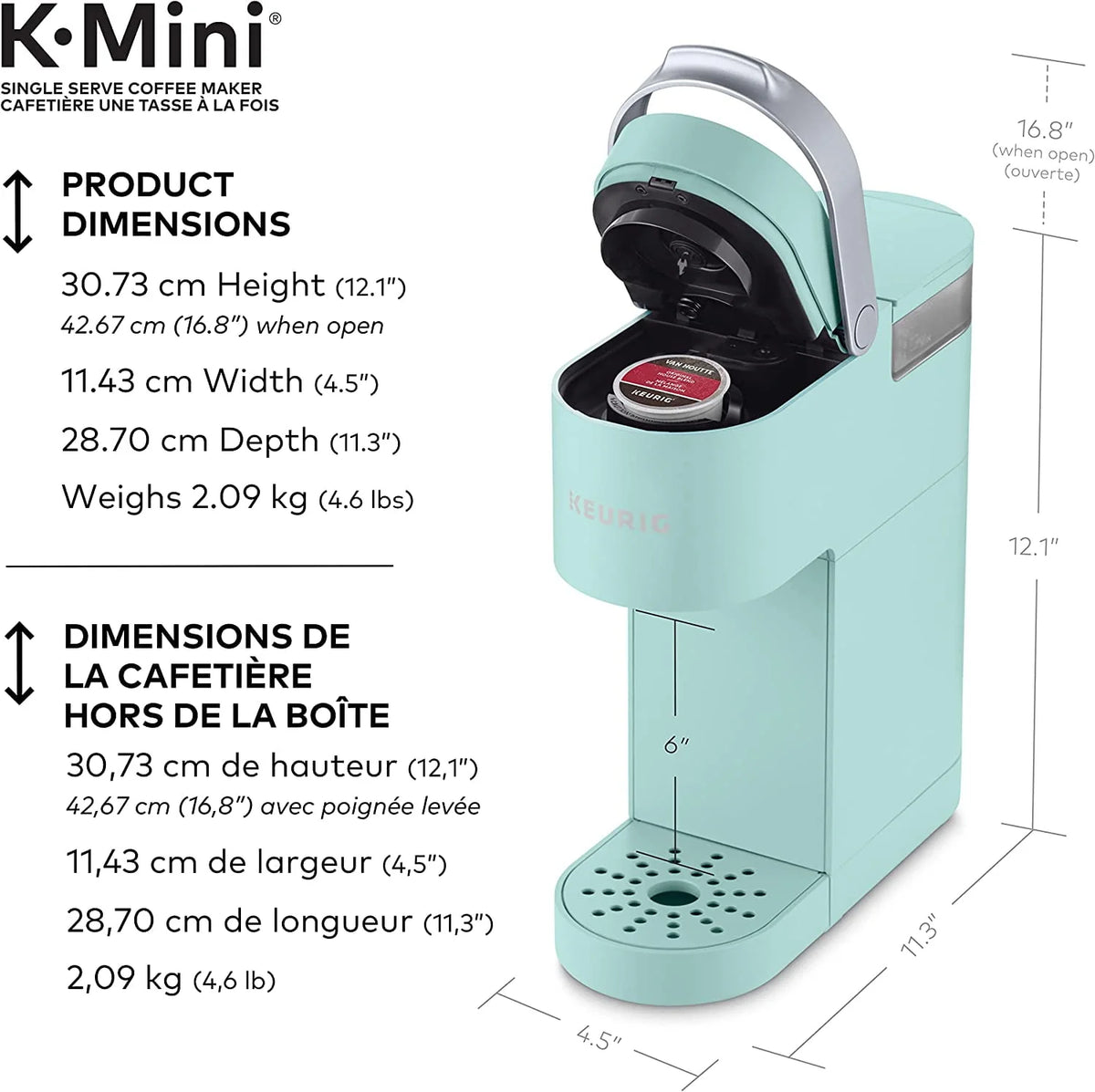 Single Serve K-Cup Pod Coffee Maker O50062
