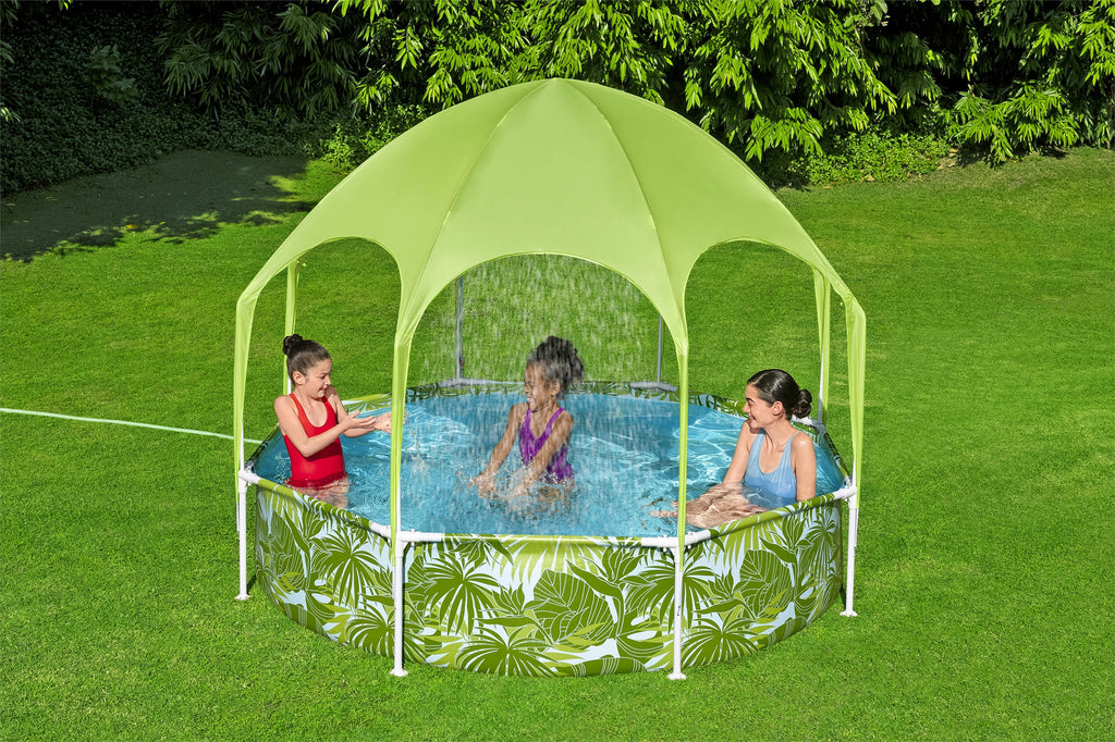 8 ft. x 20 in. Round Above Ground Pool Set Q153805