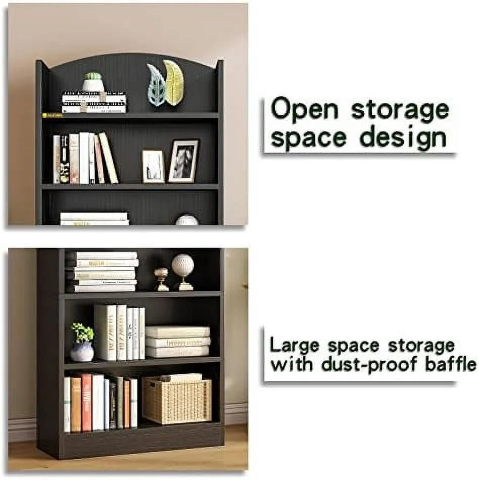 5 Shelf Open Bookcase Floor Standing Display Rack B5541