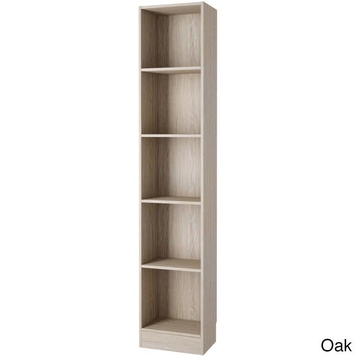 Tall Narrow 5-Shelf Bookcase U3078
