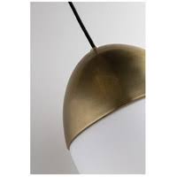 1 Light Large Pendant Aged Brass R605281