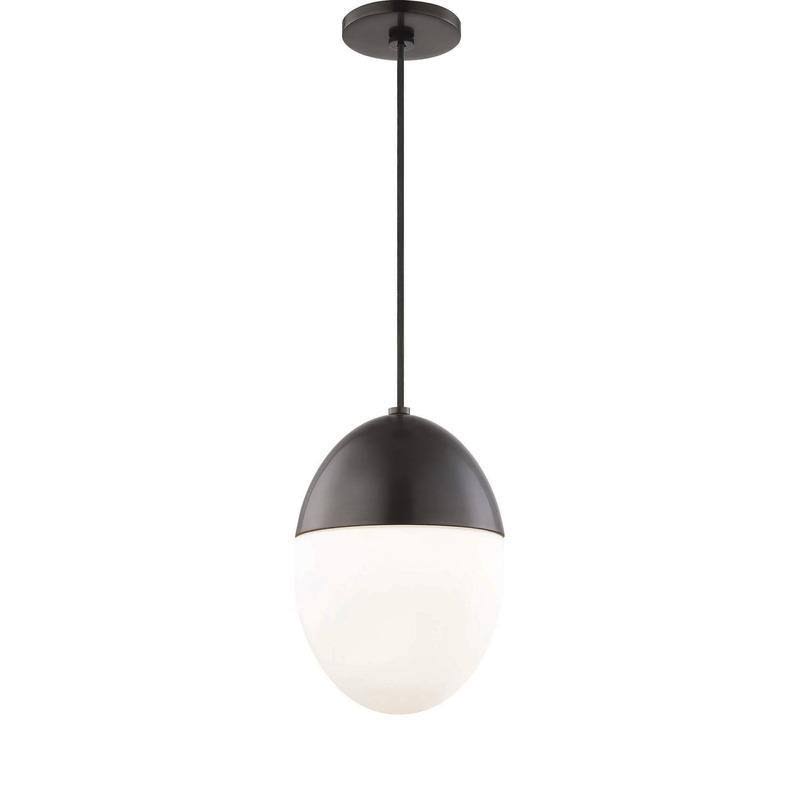 1 Light Large Pendant Aged Brass R605281
