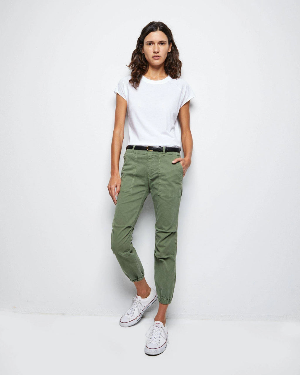 Cropped Military Pant Camo Q444760