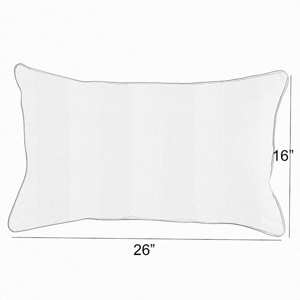 Canvas Indoor Outdoor Pillow Set 16 in x 26 in V1102