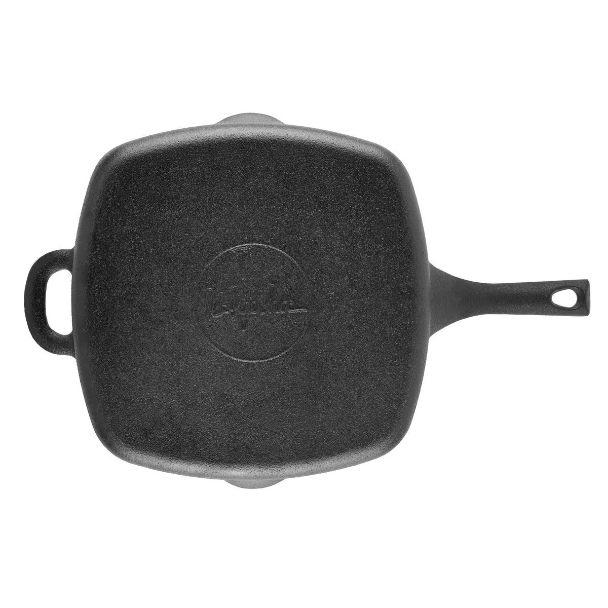 10 Inch Black Cast Iron Grill Pan Y575