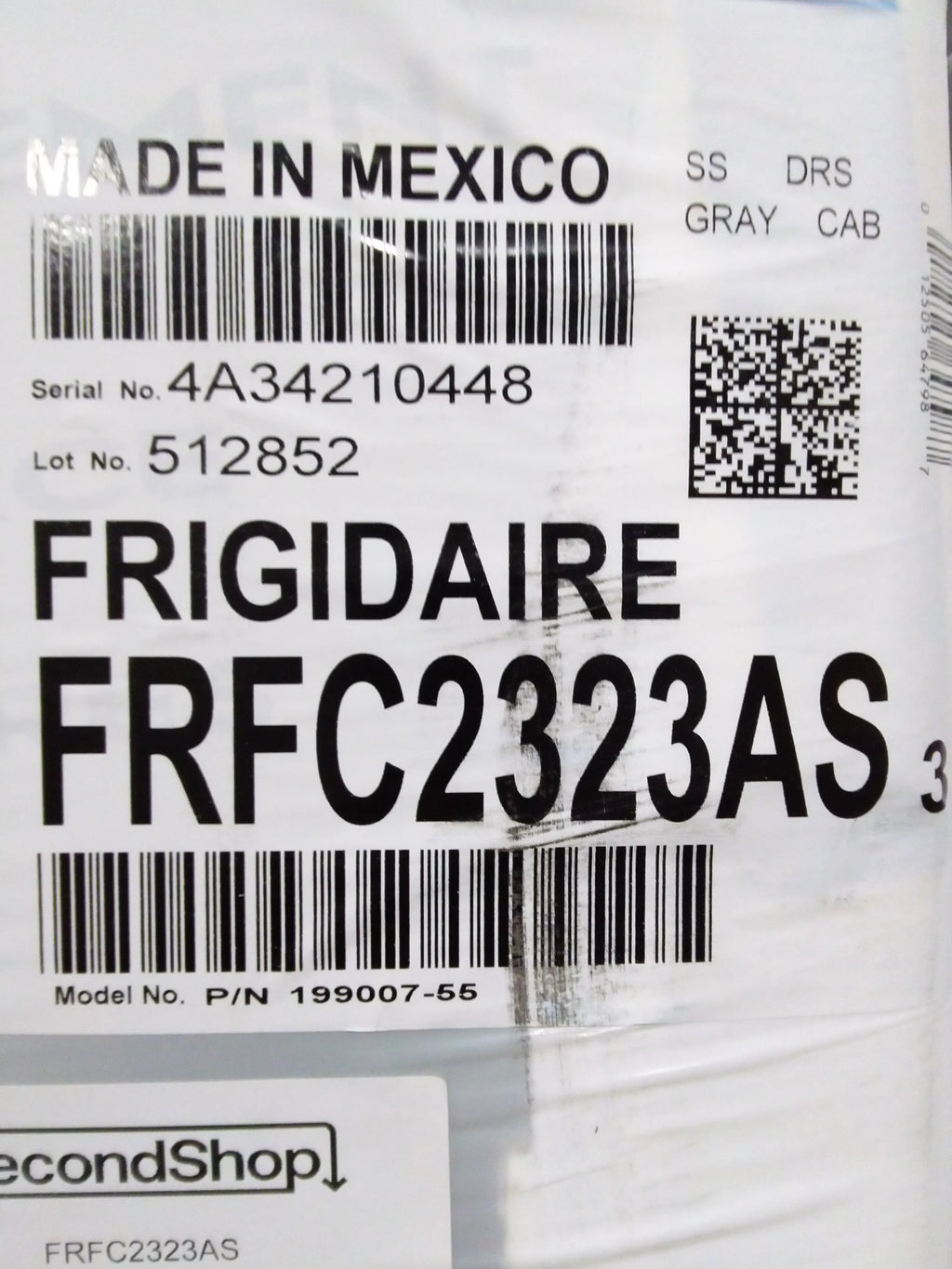 36 In. 22.6 Cu Ft. Stainless Steel French Door Refrigerator D878