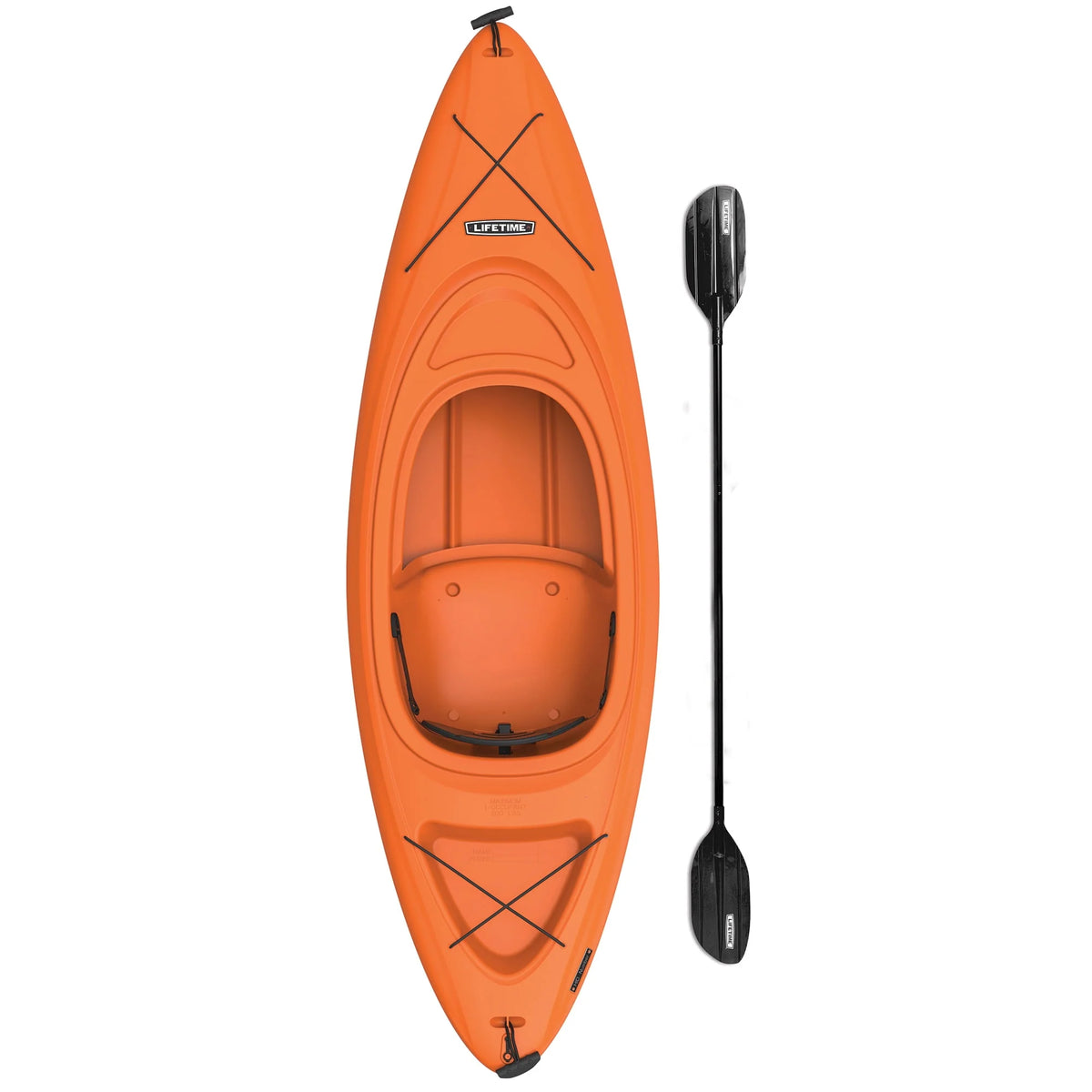 Orange 8 ft Sit-In Kayak U75335