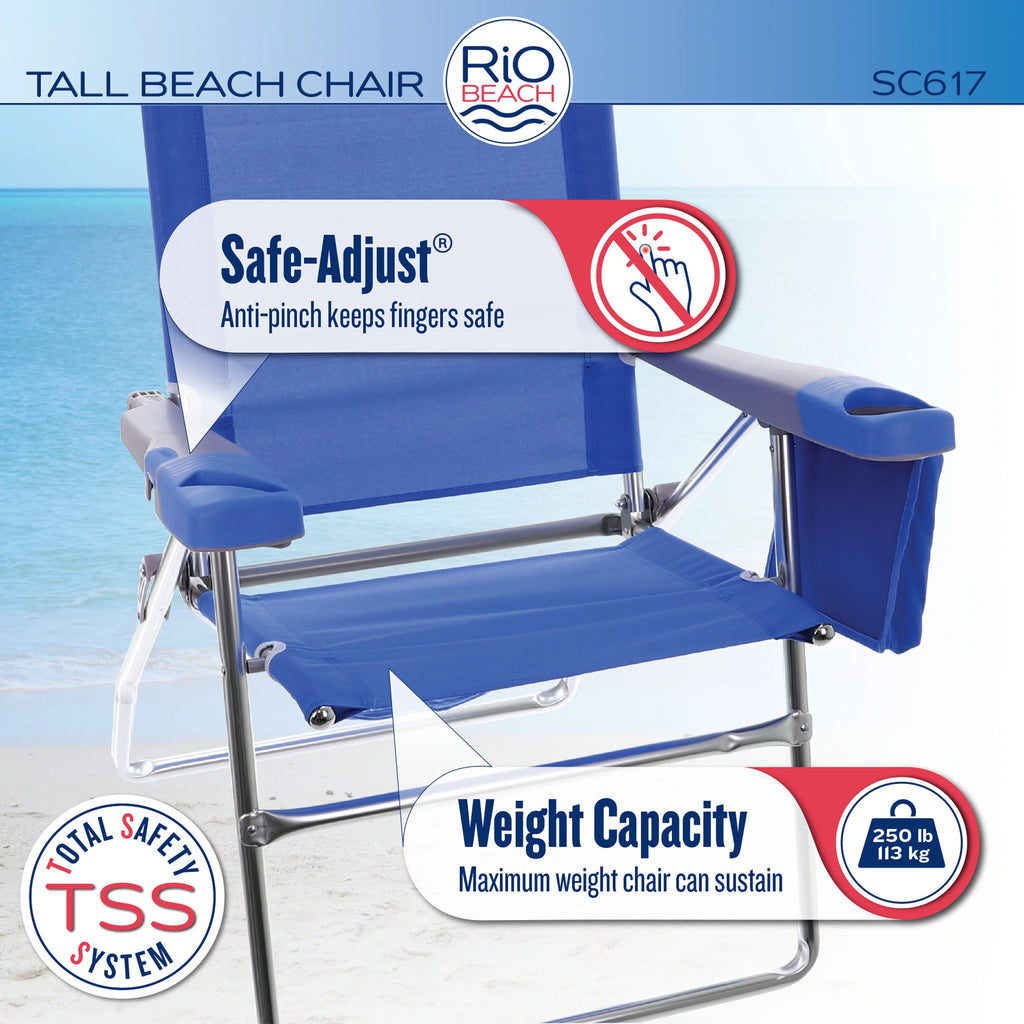 17 inch Tall Beach Chair K38676