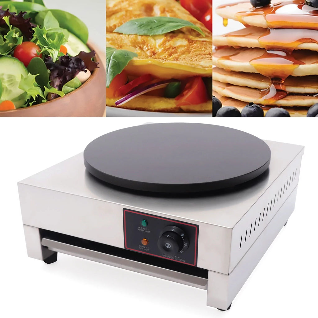 1.7KW Commercial Electric Crepe Maker Nonstick Griddle Z43317
