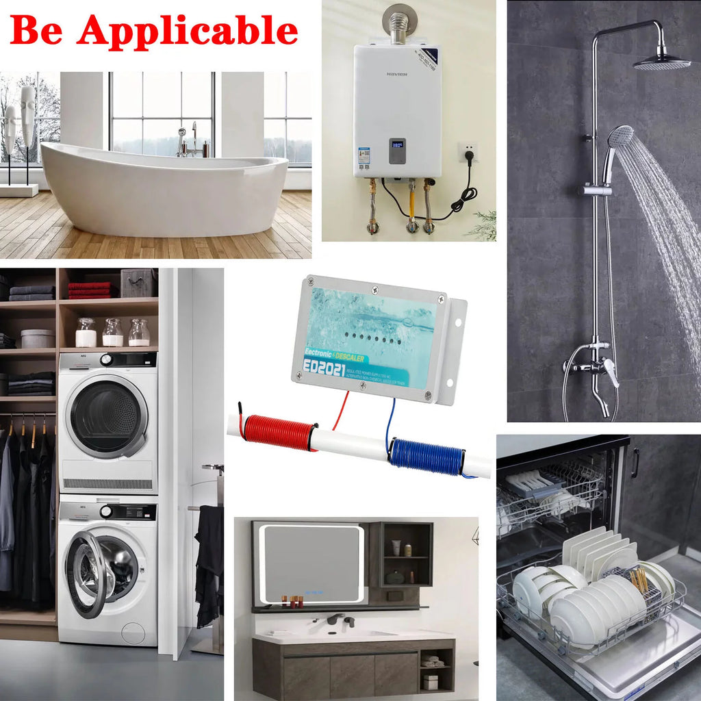 Electronic Water Descaler System Salt Free Water Softener T745564