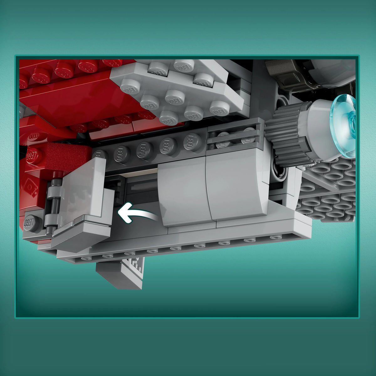 Star Wars Themed Building Playset with Starship and 4 Figures N92860