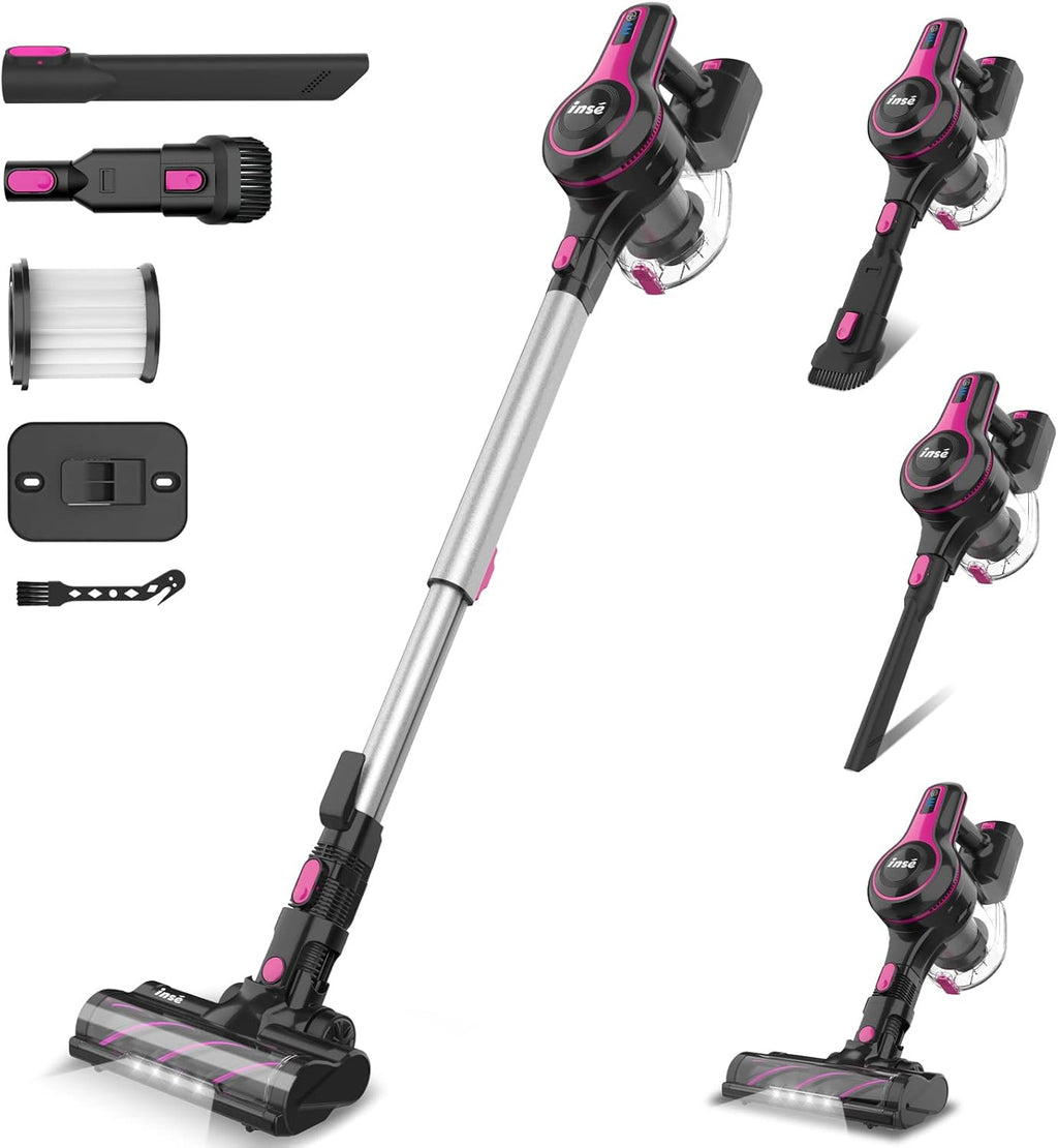 Light Blue Cordless Stick Vacuum Cleaner Q364