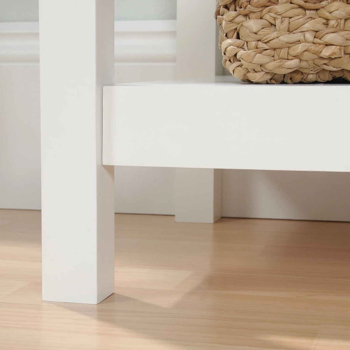 Soft White Bedroom Vanity with Mirror G53141
