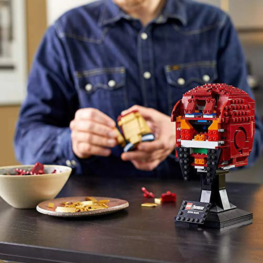 480 Pieces Iron Man Helmet Building Set Q139