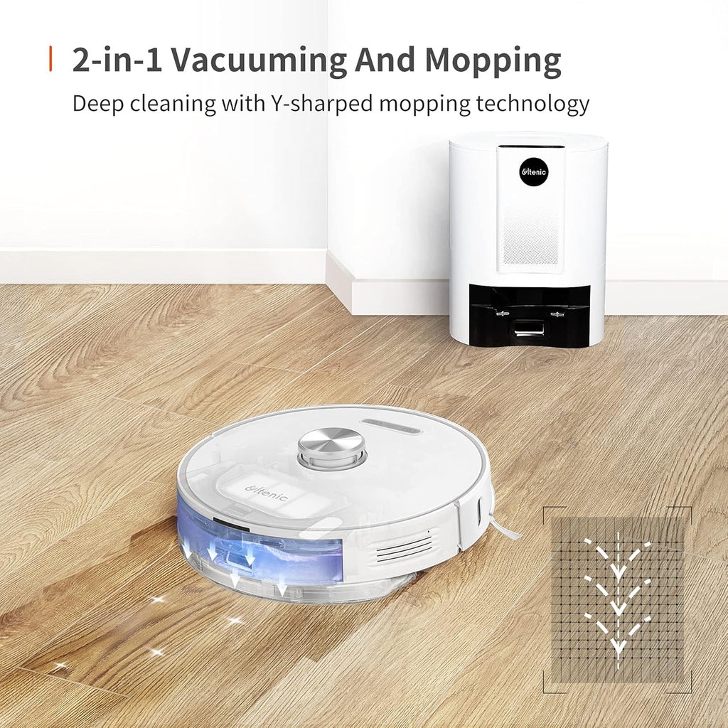 Robot Vacuum and Mop Combo Self Emptying 3000Pa Q299643