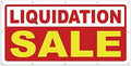 13 oz Heavy Duty Vinyl Banner with Metal Grommets 10x4 Ft White & Red Q604