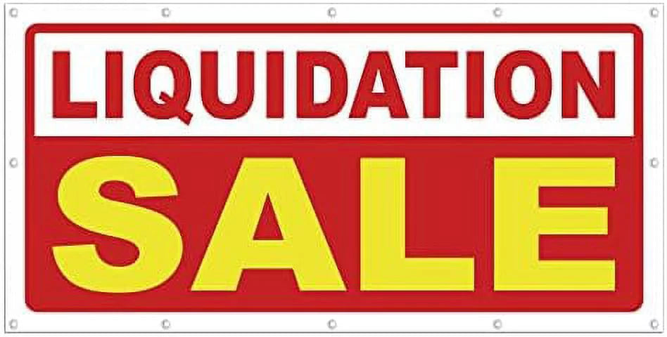 13 oz Heavy Duty Vinyl Banner with Metal Grommets 10x4 Ft White & Red Q604