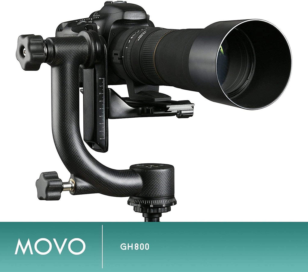 Carbon Fiber Gimbal Tripod Head with Arca-Swiss Quick-Release Plates O6026
