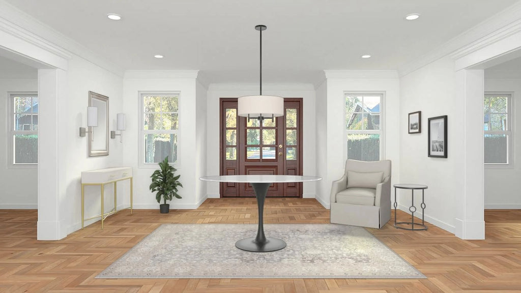 White Console Table F5356