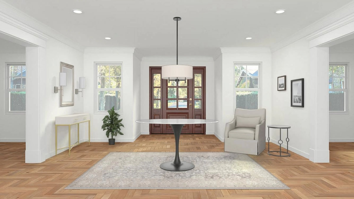 White Console Table F5356